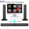 20W Wireless Column Soundbar Bluetooth Speaker Powerful 3D Music Sound bar Home Theater Aux 3.5mm rca TF card For TV PC BS36