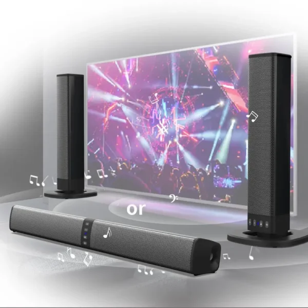 20W Wireless Column Soundbar Bluetooth Speaker Powerful 3D Music Sound bar Home Theater Aux 3.5mm rca TF card For TV PC BS36 - Image 5