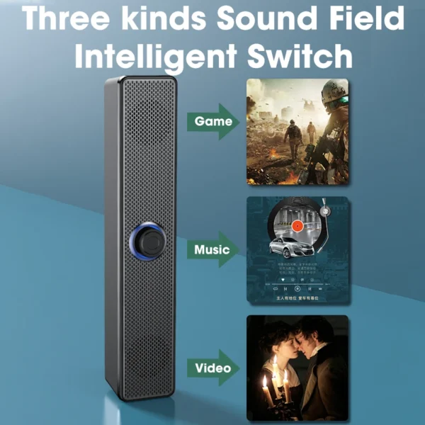 Bluetooth 4D Surround Speaker Home Theater Sound System Computer Soundbar For TV Subwoofer Wired Stereo Strong Bass - Image 6