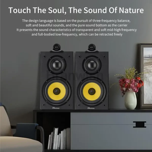 140W High-Power 6.5-inch Speaker Three-Way Bookshelf Speaker Hifi Fever 2.0 Audio Passive Home Theater Enthusiast Speaker 8Ω - Image 6