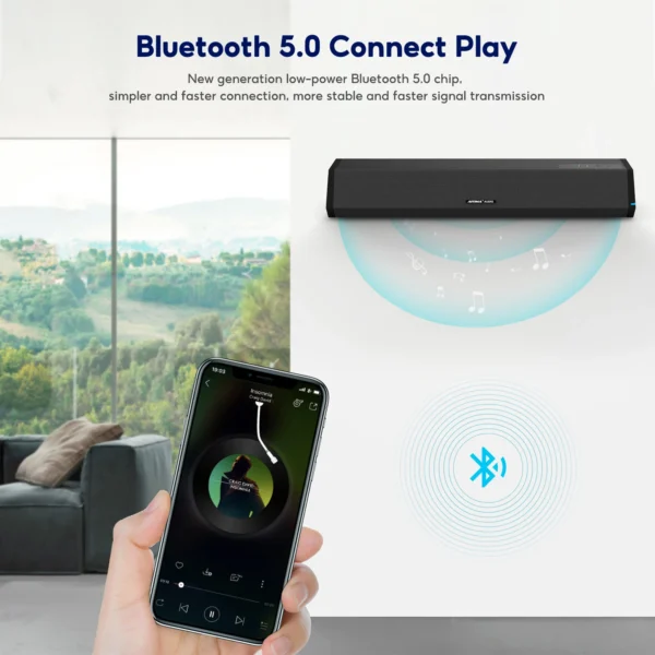 AIYIMA S03 Sound Bar For TV 100W Bluetooth 5.0 Soundbar Bass Home Sound Theater Stereo Subwoofer Surround Wireless Speakers - Image 3